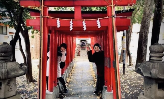 花園神社鳥居